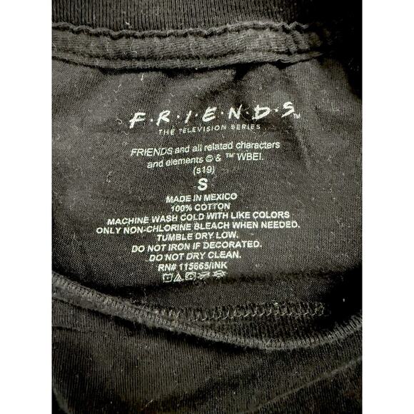 Friends TV Show Central Perk T-Shirt Adult Medium Short Sleeve Black Unisex - Picture 5 of 5